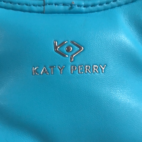 Blue bag/purse with peace signs on front - Picture 7 of 8